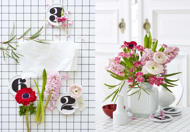 Living at home Wohnen mit Blumen